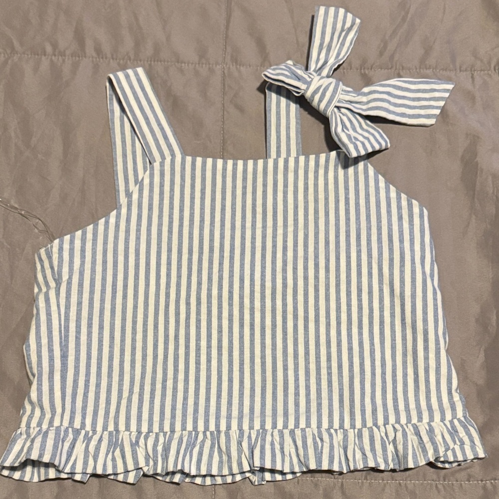 Habitual Striped Camisole with Bow Accent
